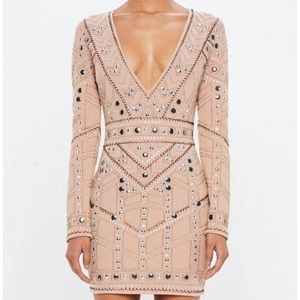 Peace and love geo dress